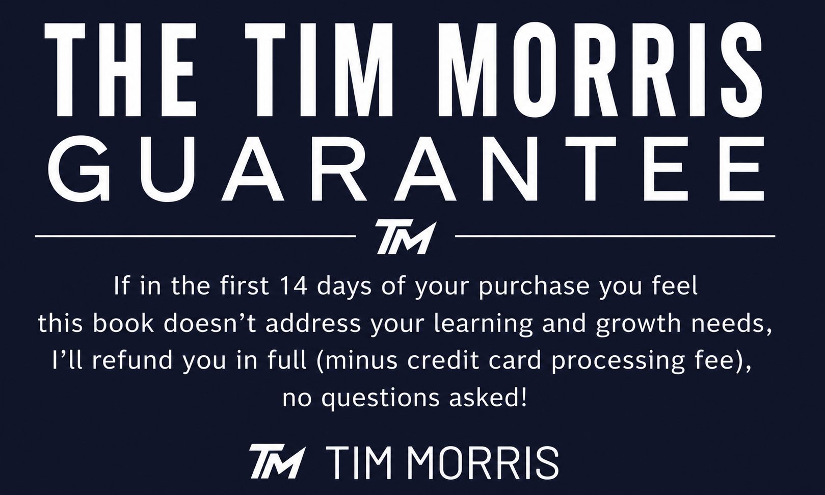 Tim Morris Guarantee
